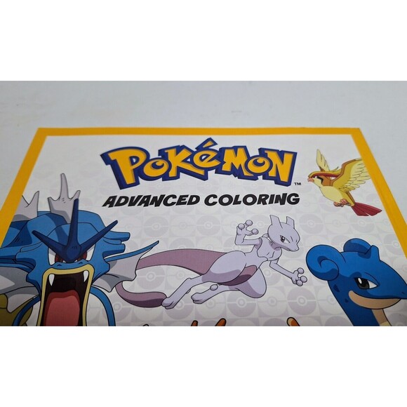 BENDON TEAR AND SHARE POKEMON ADVANCED COLORING BOOK 40 NEW NEVER USED - Picture 3 of 5